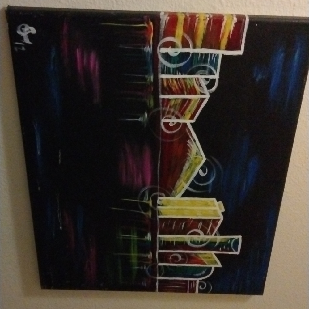 Original painting on canvas signed by artist.